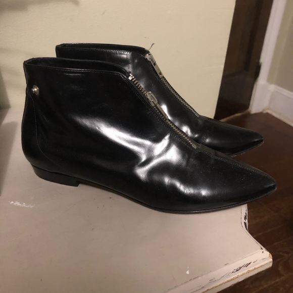 Isabel Marant Leather Ankle Booties 37/7 - Picture 3 of 10